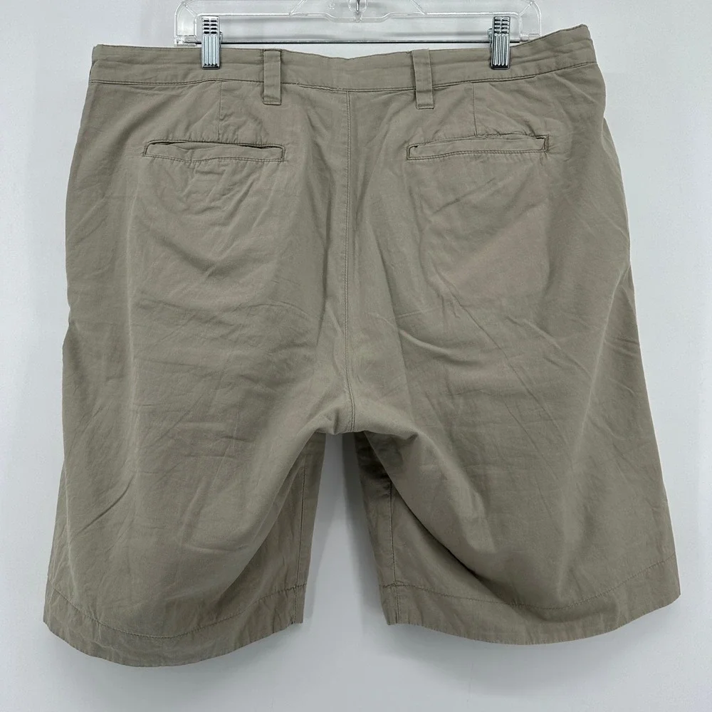 Olde School Brand Mens Reversible Plaid Khaki Chino Shorts 150564 Multi-Color